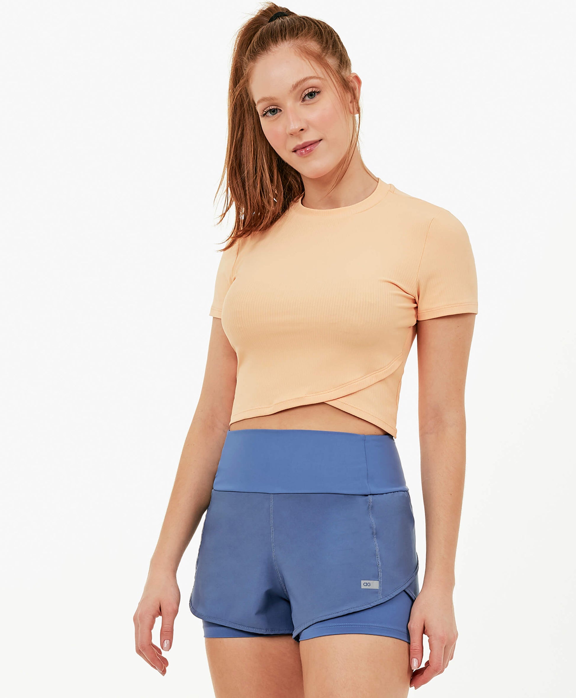 Soft Yellow Santorini Crop T-Shirt - Luxy Beachwear