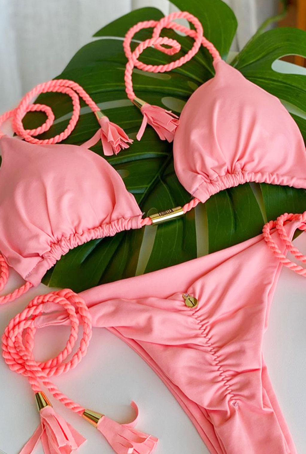 Vitoria Bikini | Hot Pink - Double-Sided - Luxy Beachwear