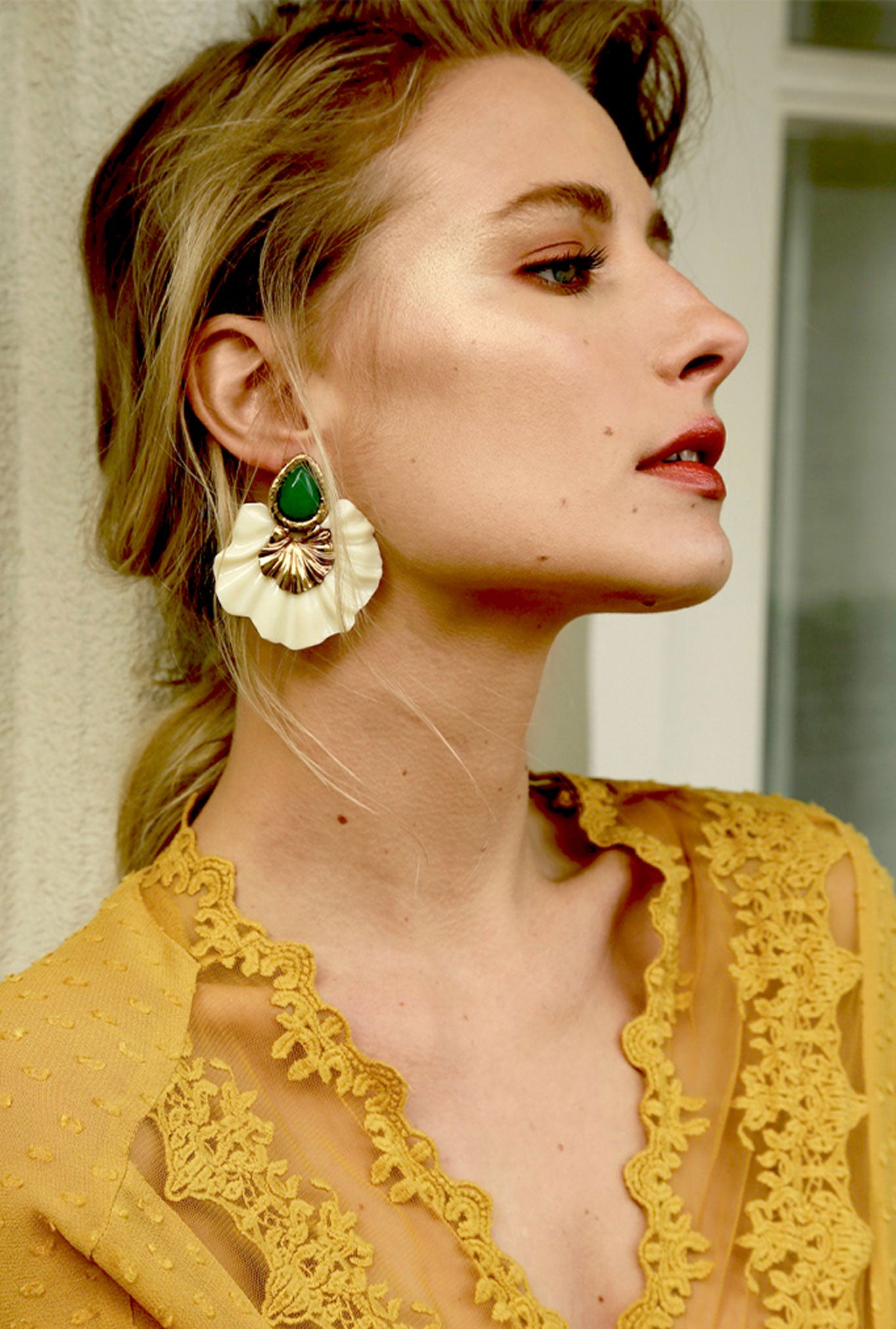 Drop Leaf Earring - Luxy Beachwear