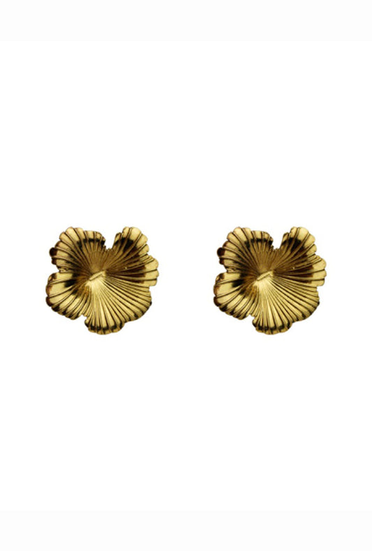 Golden Flower Earring - Luxy Beachwear