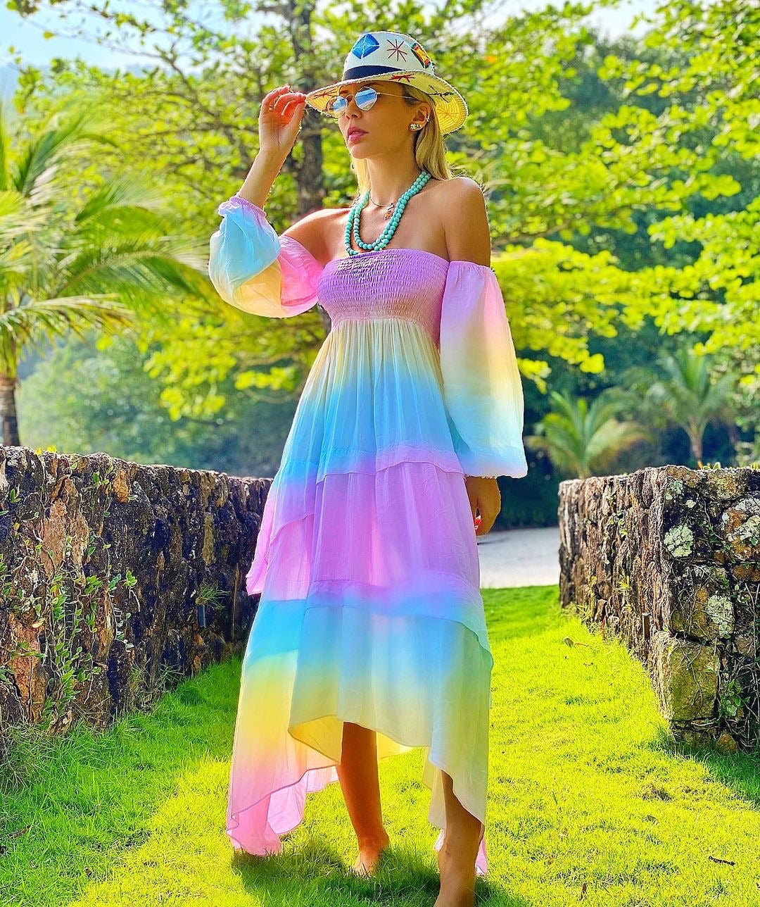 Candy Tie Dye Dress - Luxy Beachwear