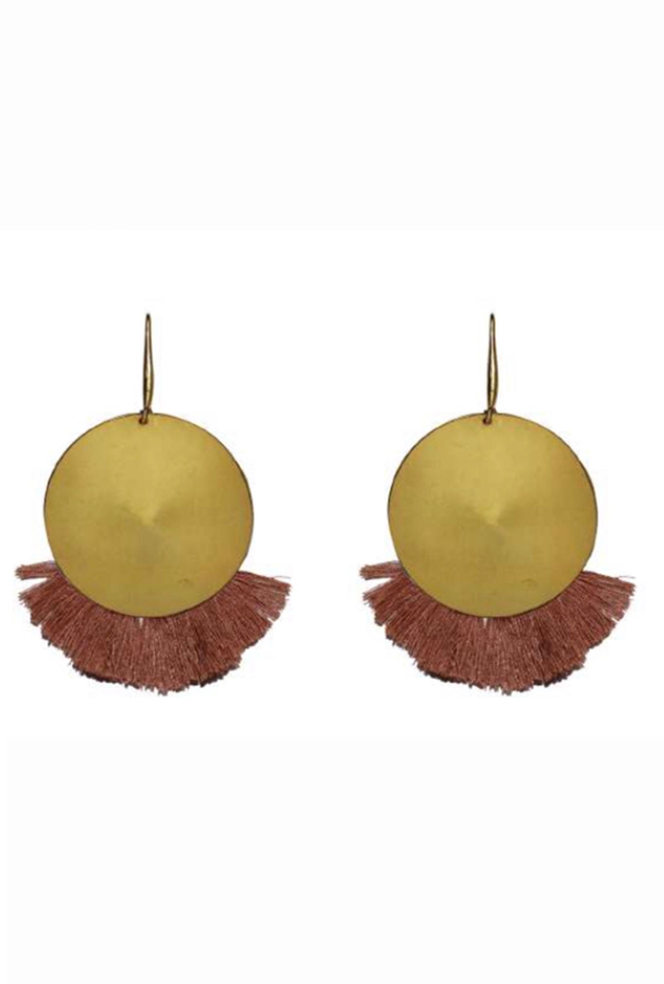 Plate and Bangs Earrings - Luxy Beachwear